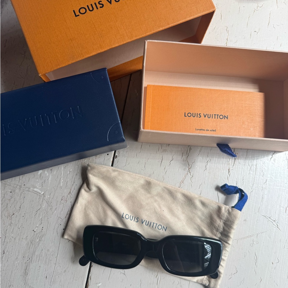 Louis Vuitton x Takashi Murakami Multigram Black Cat Eye Sunglasses